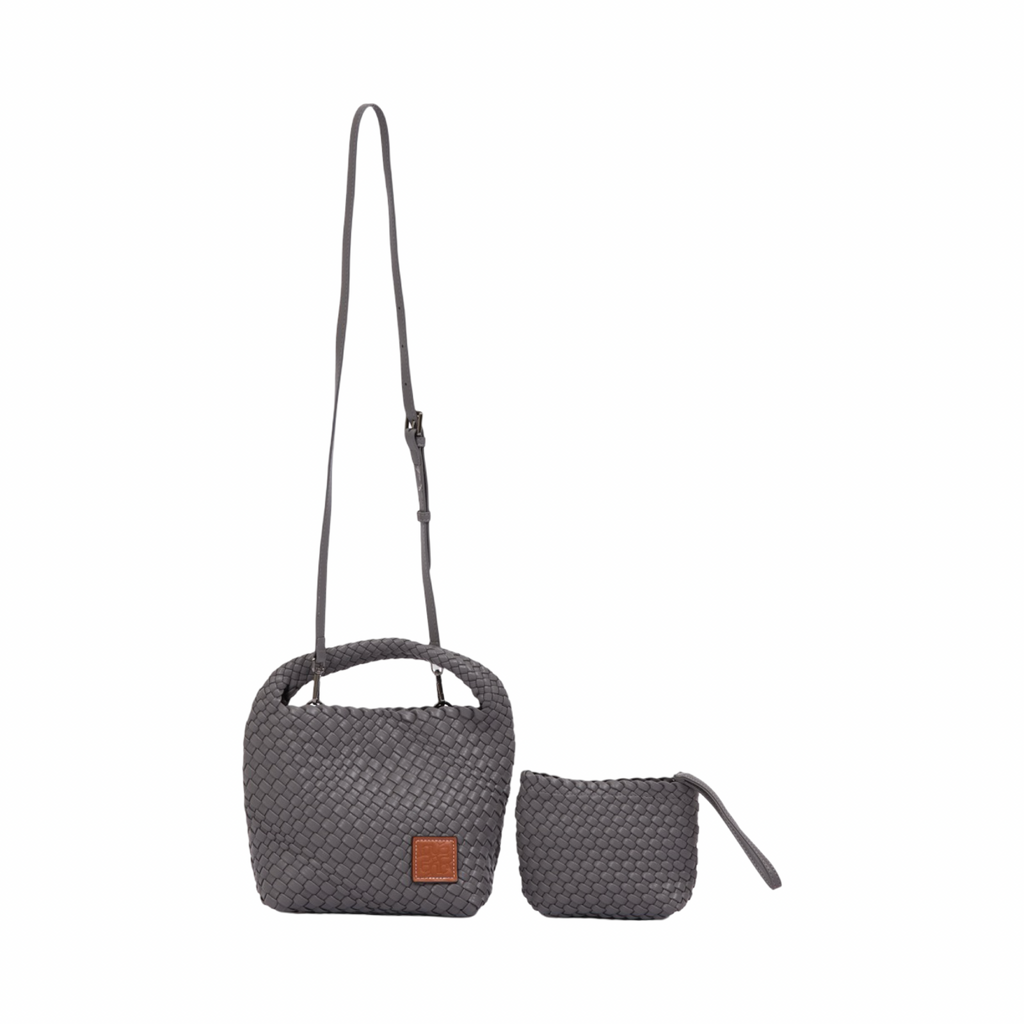 Signature Weave – Hobo Bag M – Grey