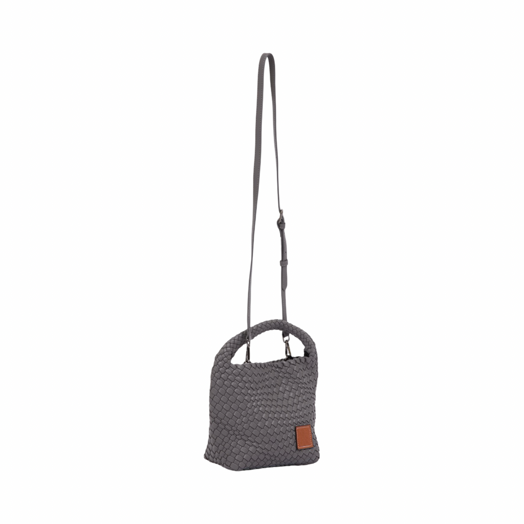 Signature Weave – Hobo Bag M – Grey
