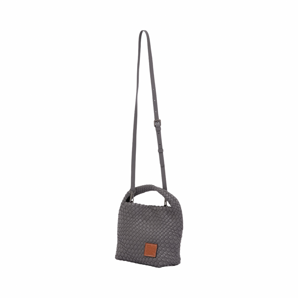Signature Weave – Hobo Bag M – Grey