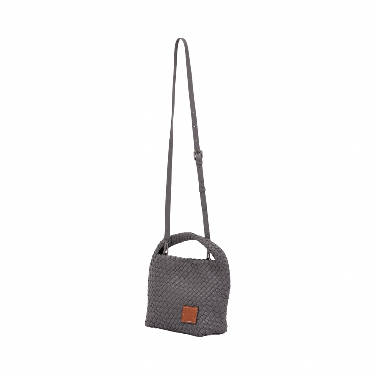 Signature Weave – Hobo Bag M – Grey