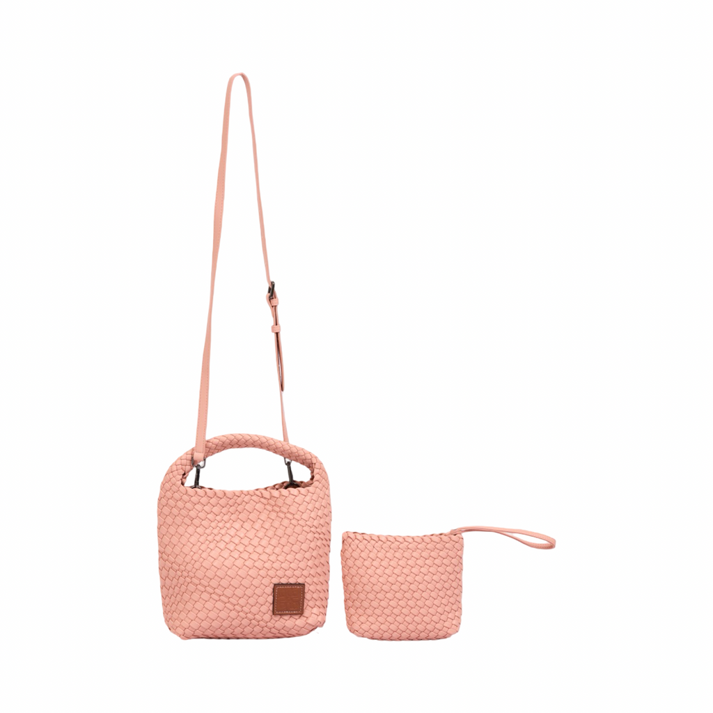 Signature Weave – Hobo Bag M – Baby Pink