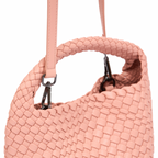 Signature Weave – Hobo Bag M – Baby Pink