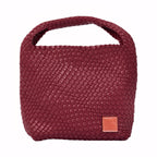 Signature Weave – Hobo Bag L – Red Wine
