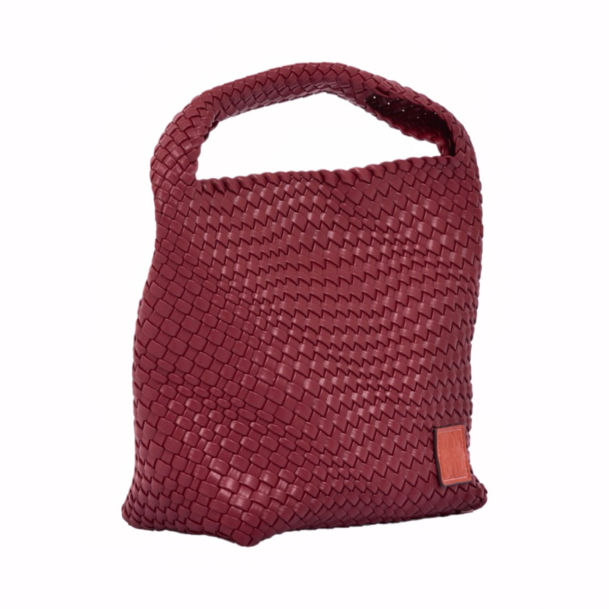 Signature Weave – Hobo Bag L – Red Wine