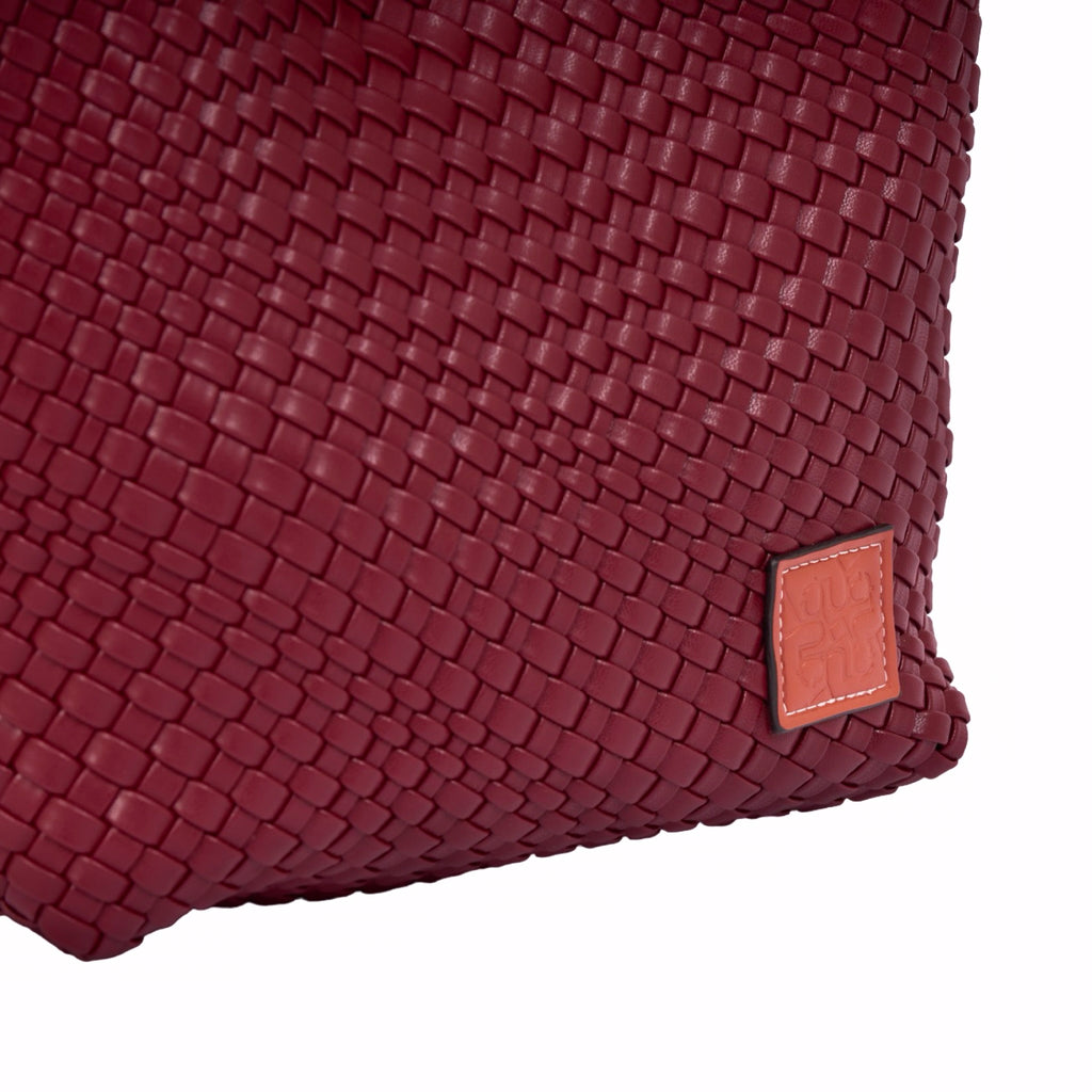 Signature Weave – Hobo Bag L – Red Wine