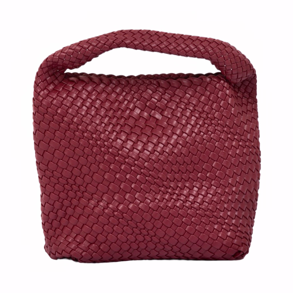 Signature Weave – Hobo Bag L – Red Wine