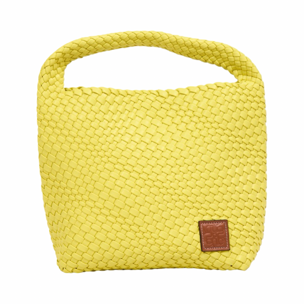 Signature Weave – Hobo Bag L – Yellow