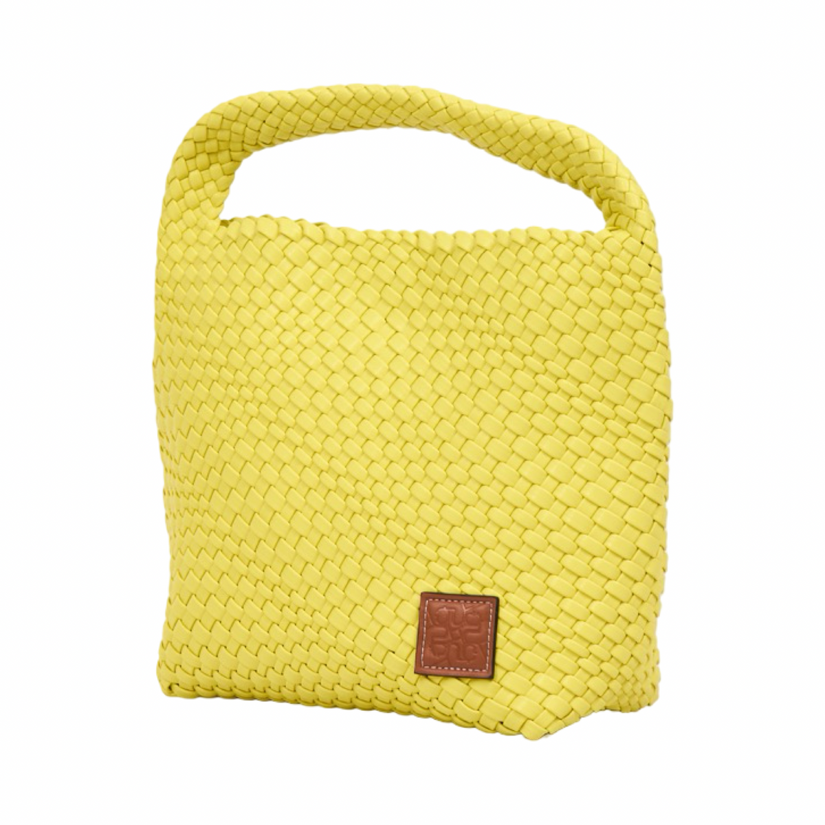 Signature Weave – Hobo Bag L – Yellow