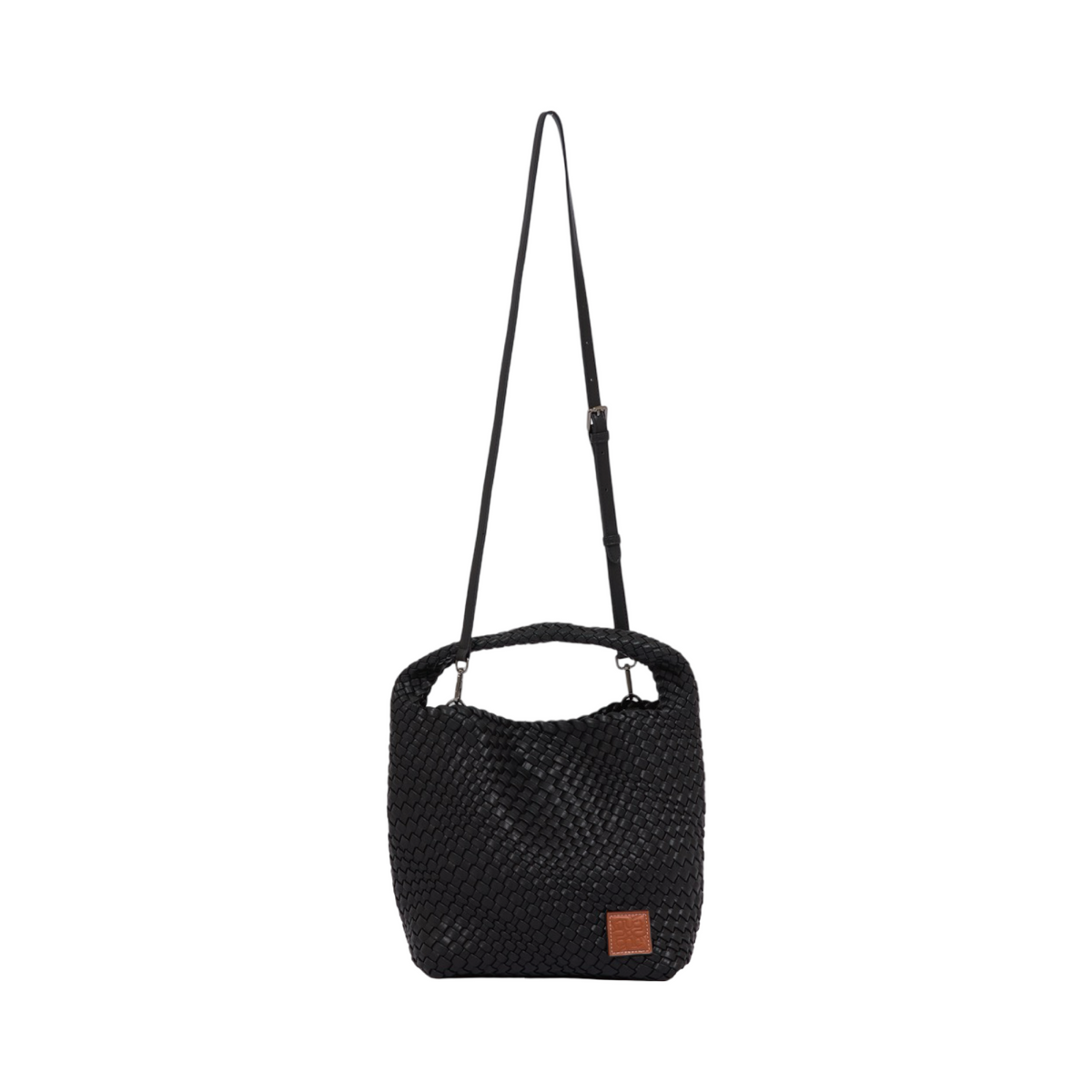 Signature Weave – Hobo Bag L – Black