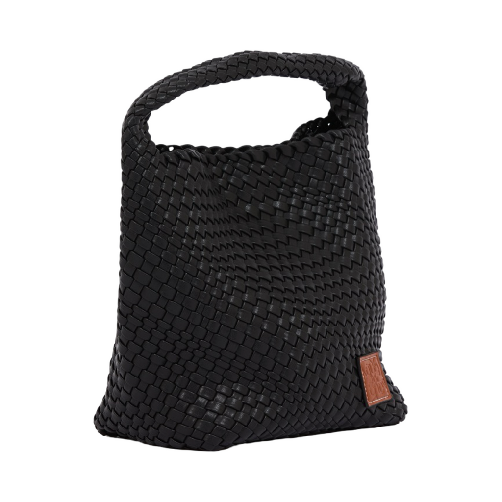 Signature Weave – Hobo Bag L – Black