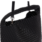 Signature Weave – Hobo Bag L – Black