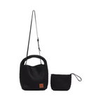 Signature Weave – Hobo Bag L – Black