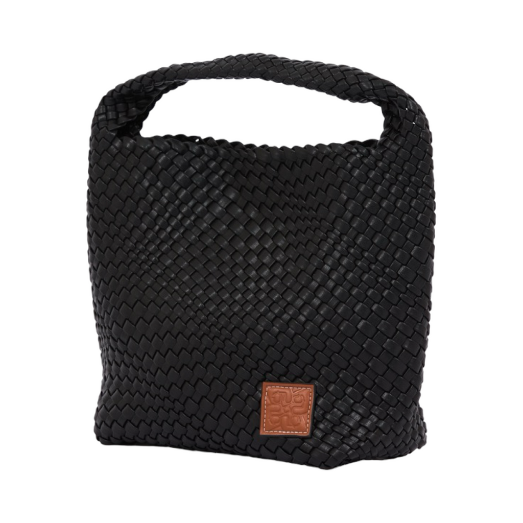 Signature Weave – Hobo Bag L – Black