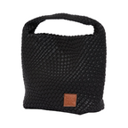 Signature Weave – Hobo Bag L – Black