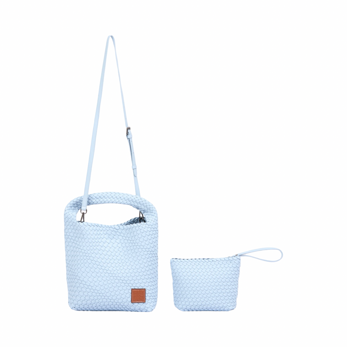 Signature Weave – Hobo Bag L – Baby Blue