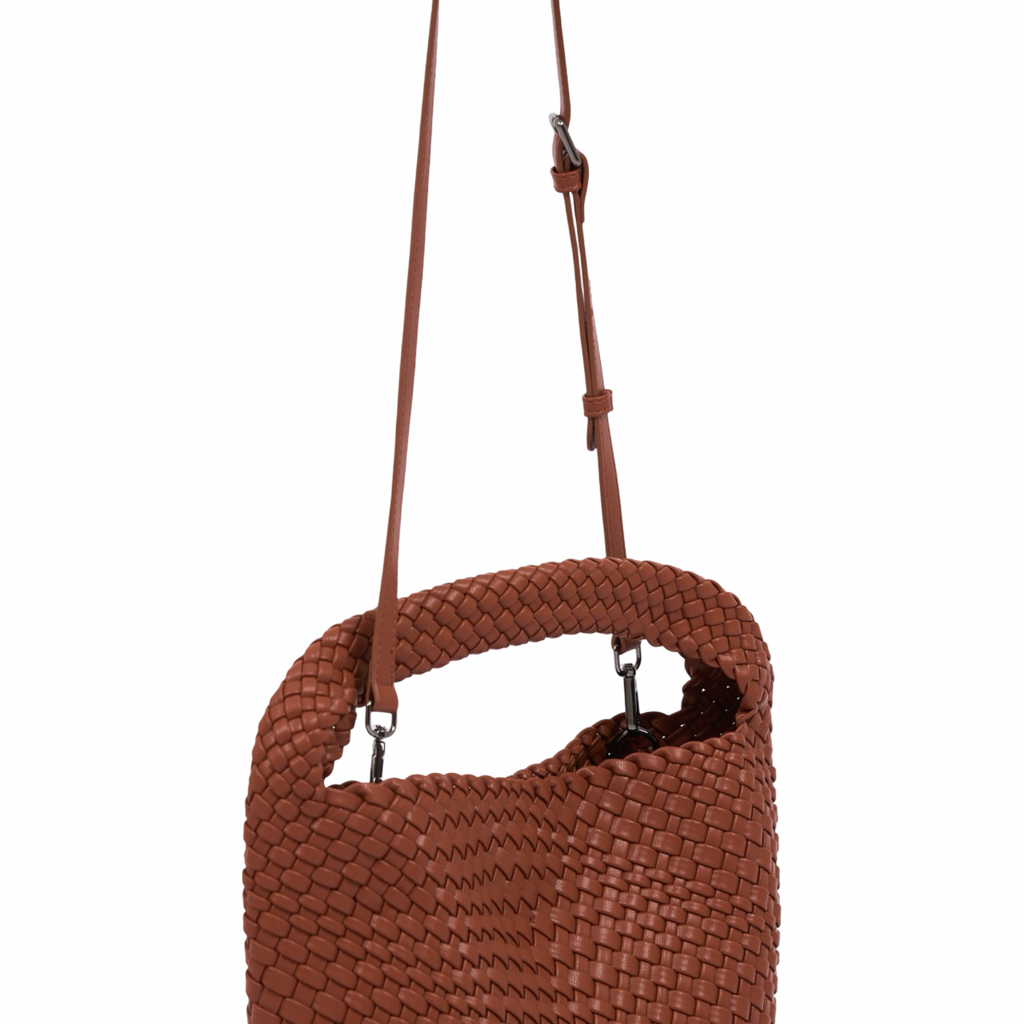 Signature Weave – Hobo Bag L – Cinnamon Brown