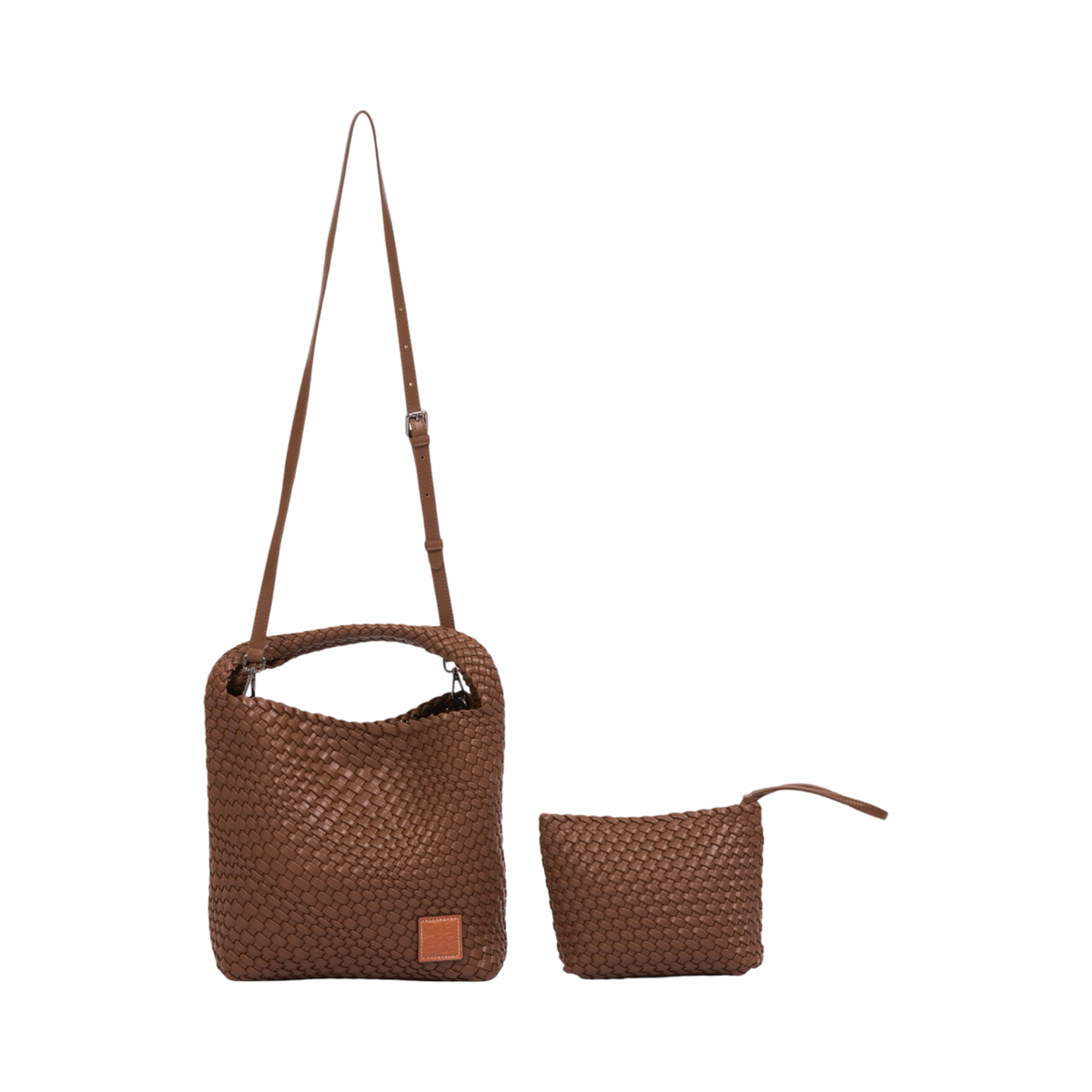Signature Weave – Hobo Bag L – Chestnut