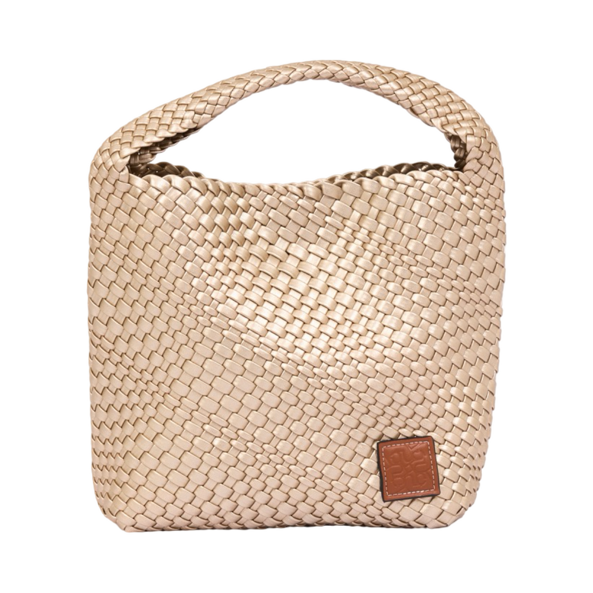 Signature Weave – Hobo Bag L – Gold