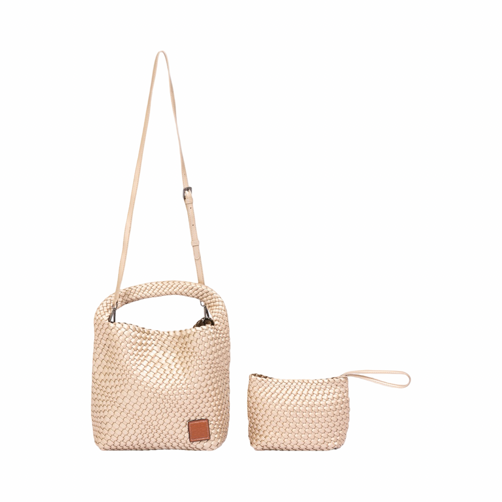 Signature Weave – Hobo Bag L – Gold