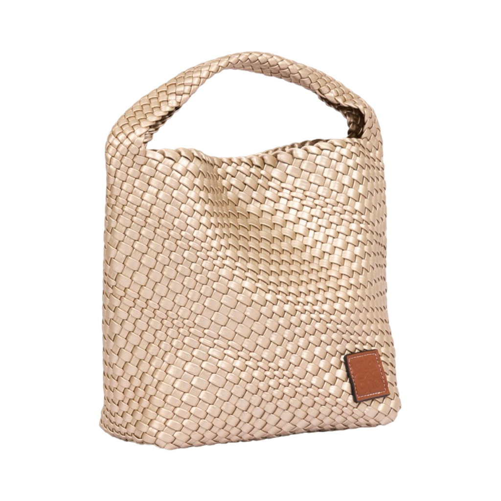 Signature Weave – Hobo Bag L – Gold