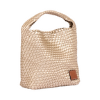 Signature Weave – Hobo Bag L – Gold