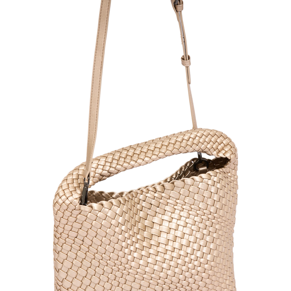 Signature Weave – Hobo Bag L – Gold