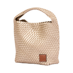 Signature Weave – Hobo Bag L – Gold