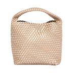 Signature Weave – Hobo Bag L – Gold