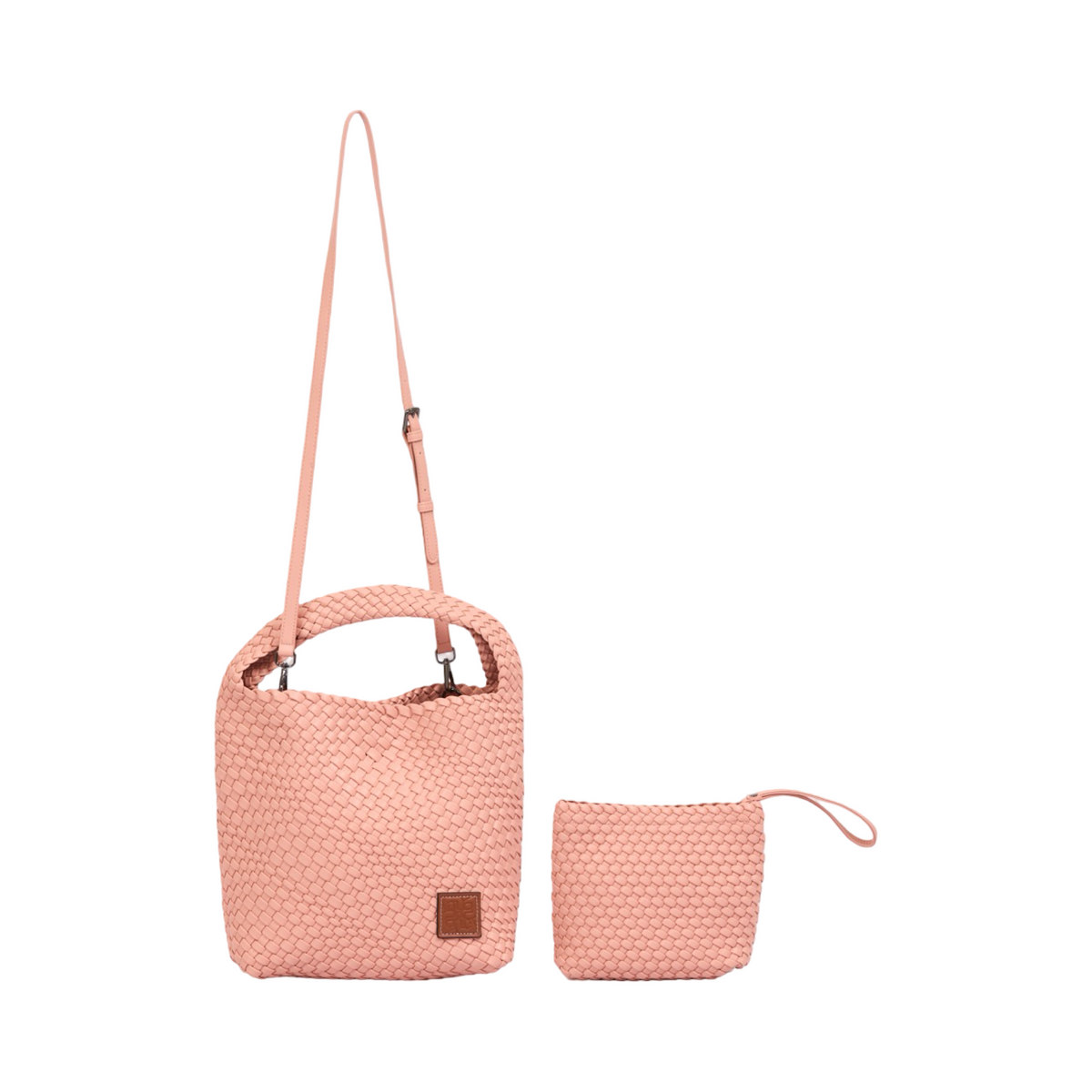 Signature Weave – Hobo Bag L – Baby Pink