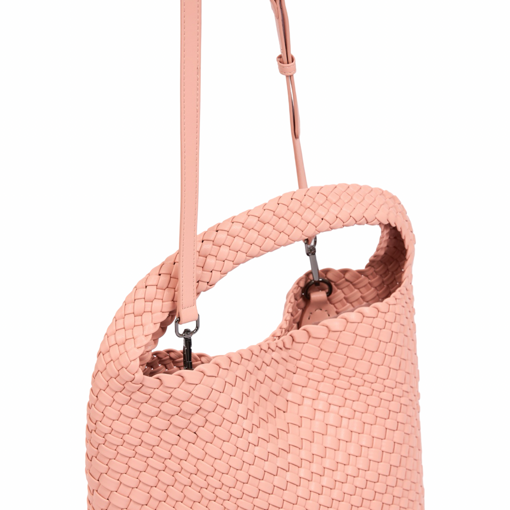Signature Weave – Hobo Bag L – Baby Pink