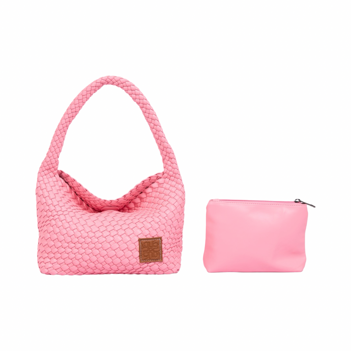 Signature Weave – Hobo Bag – Candy Pink