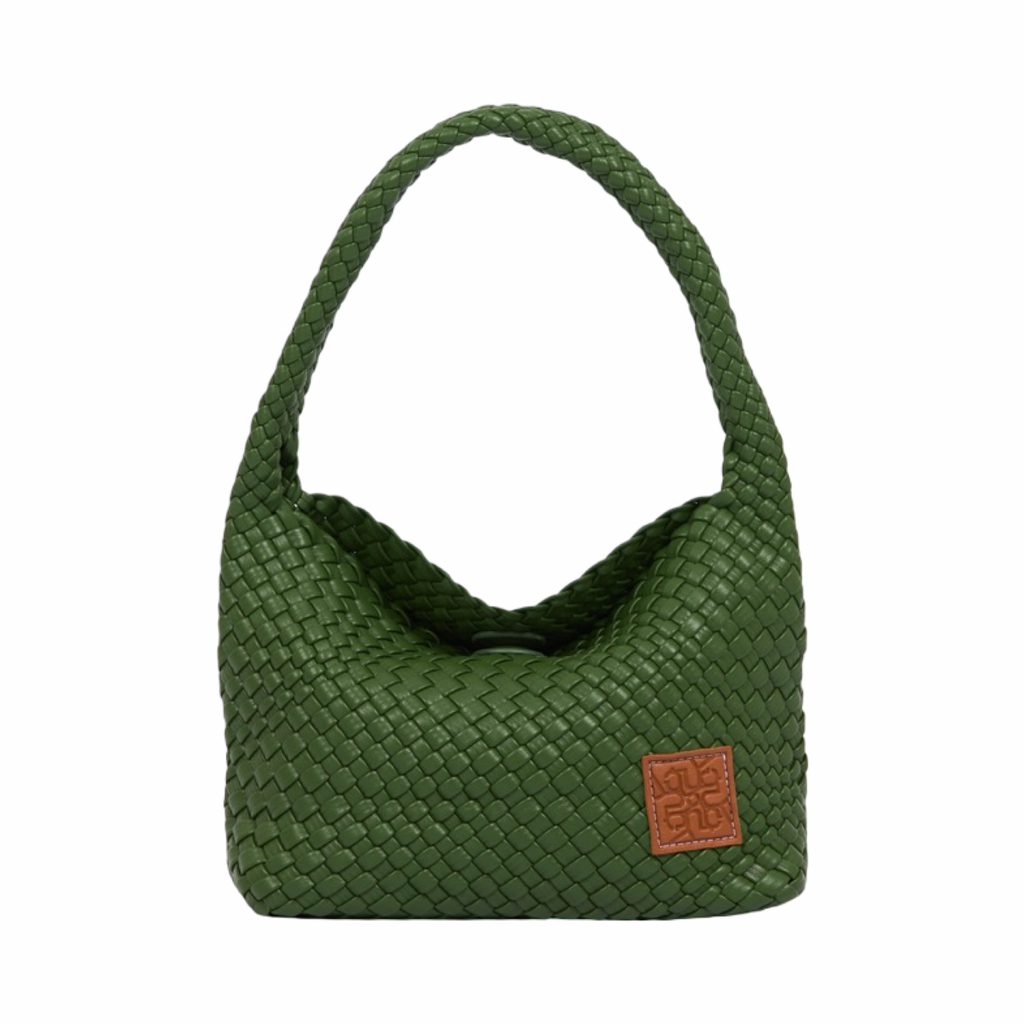 Signature Weave – Hobo Bag – Forest Green