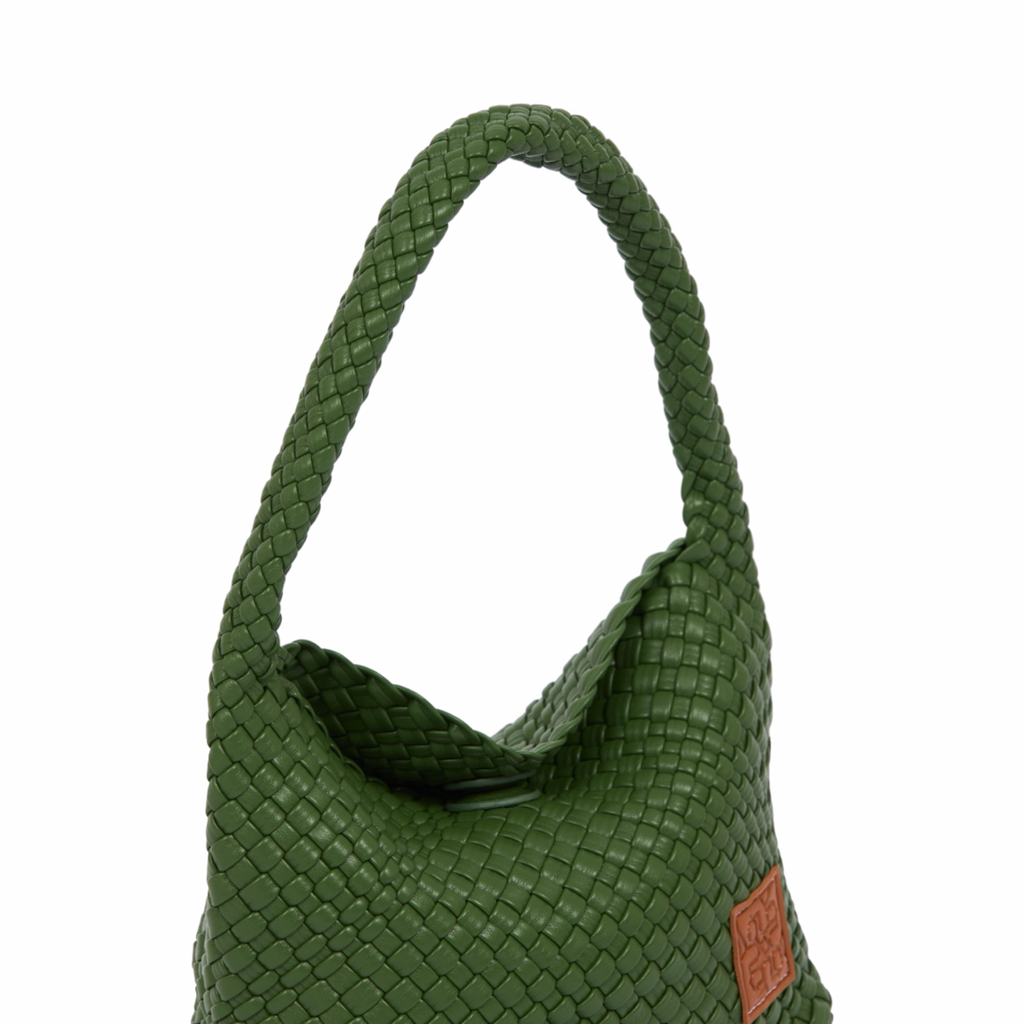 Signature Weave – Hobo Bag – Forest Green