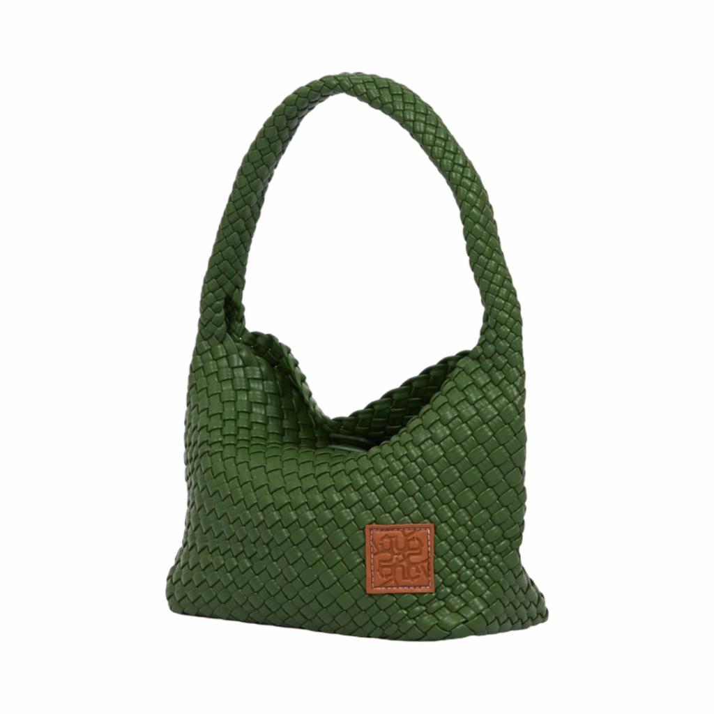 Signature Weave – Hobo Bag – Forest Green