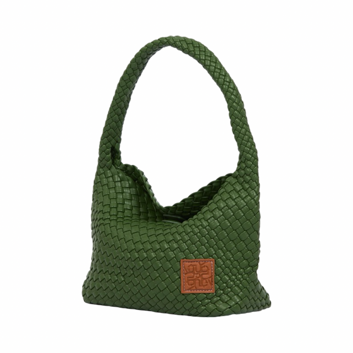 Signature Weave – Hobo Bag – Forest Green