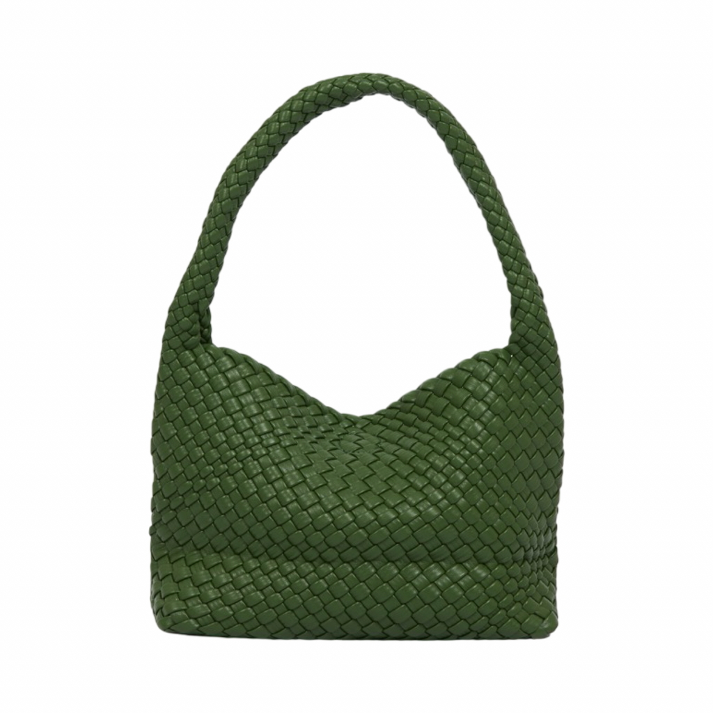 Signature Weave – Hobo Bag – Forest Green