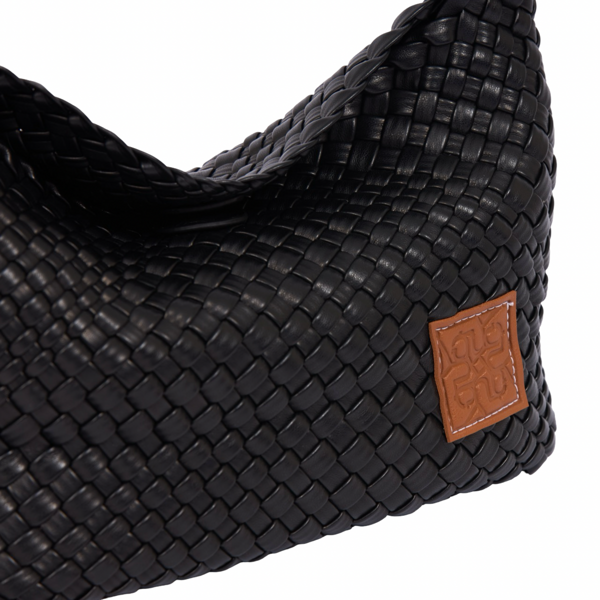 Signature Weave – Hobo Bag – Black