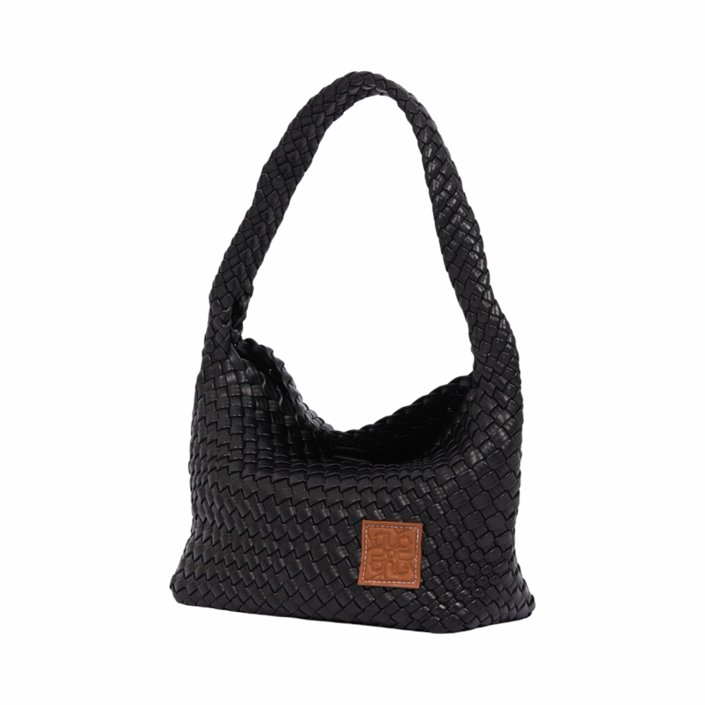 Signature Weave – Hobo Bag – Black