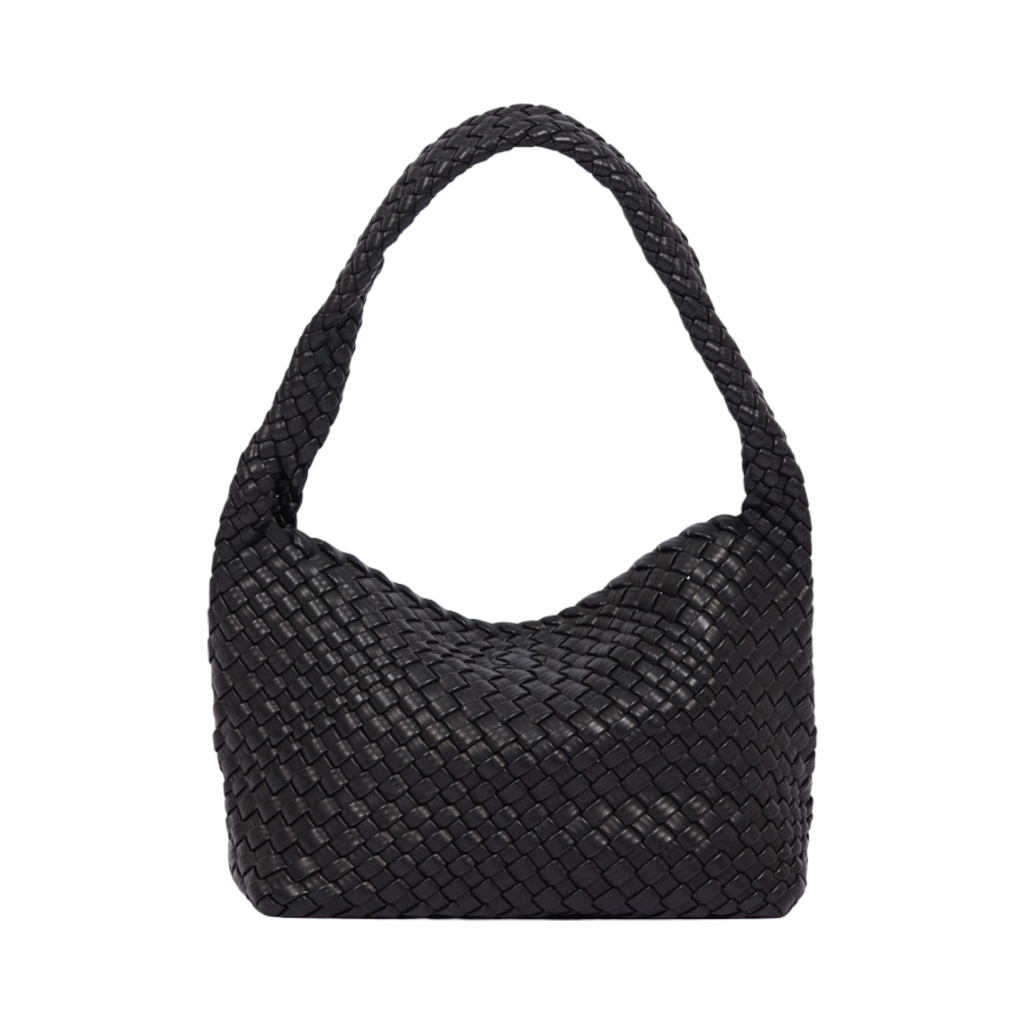Signature Weave – Hobo Bag – Black