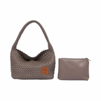 Signature Weave – Hobo Bag – Smoke Grey