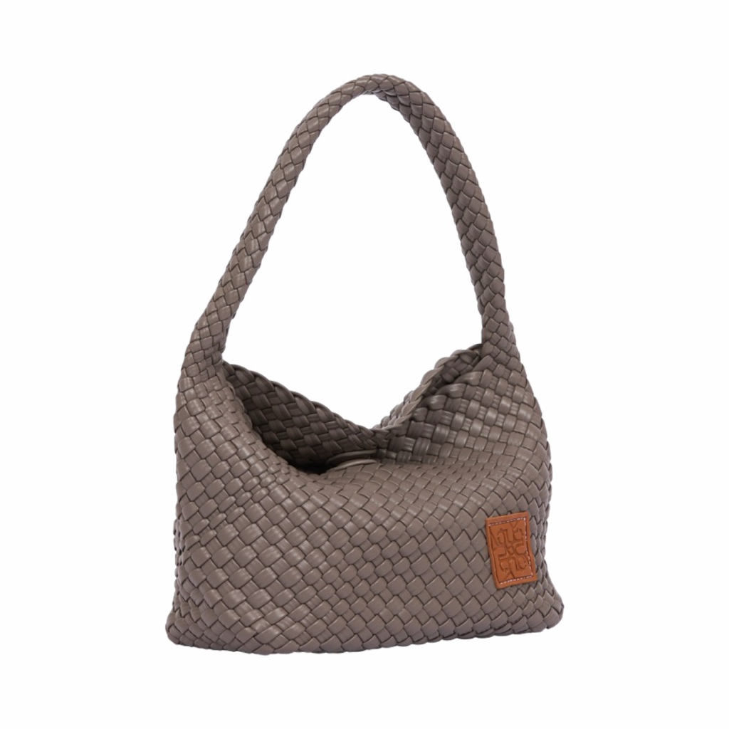 Signature Weave – Hobo Bag – Smoke Grey