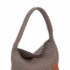 Signature Weave – Hobo Bag – Smoke Grey