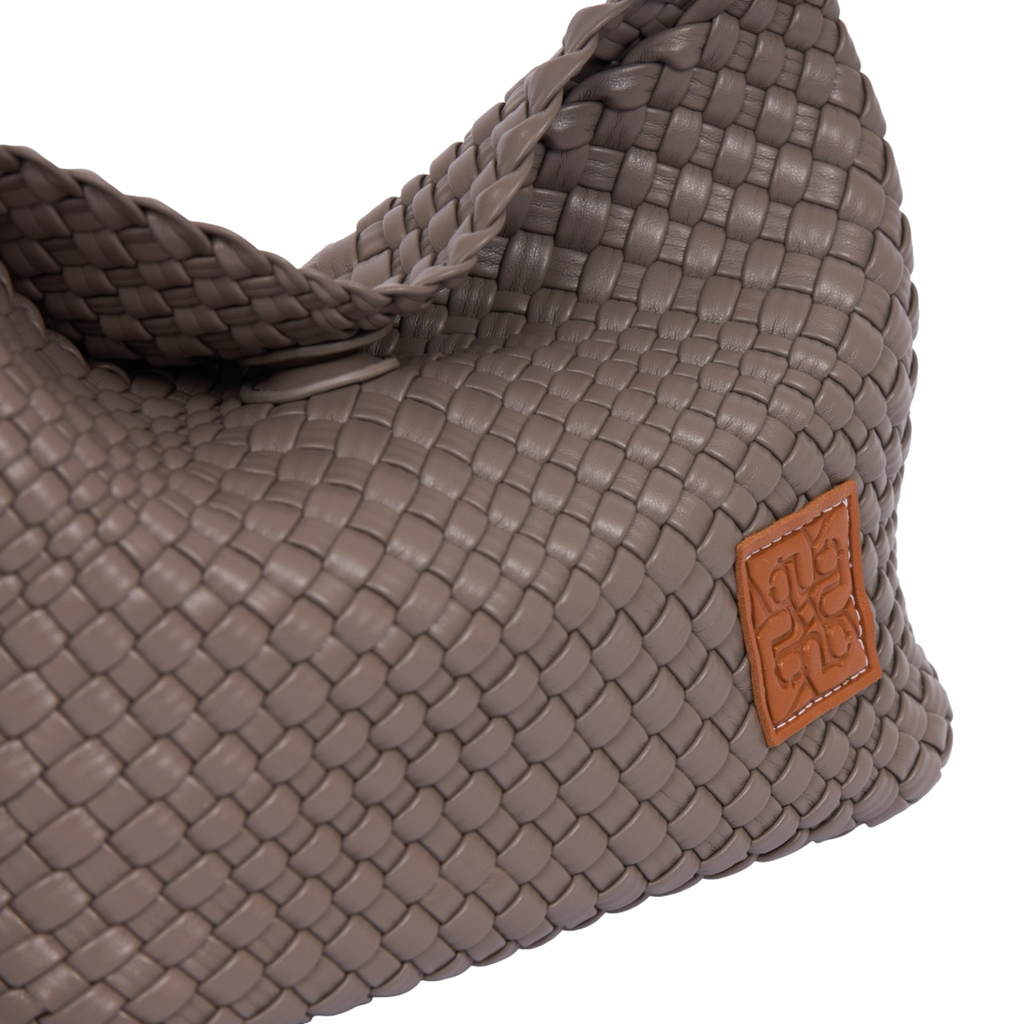 Signature Weave – Hobo Bag – Smoke Grey