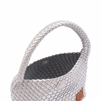 Signature Weave – Hobo Bag – Silver