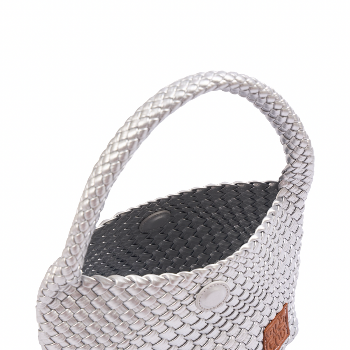 Signature Weave – Hobo Bag – Silver