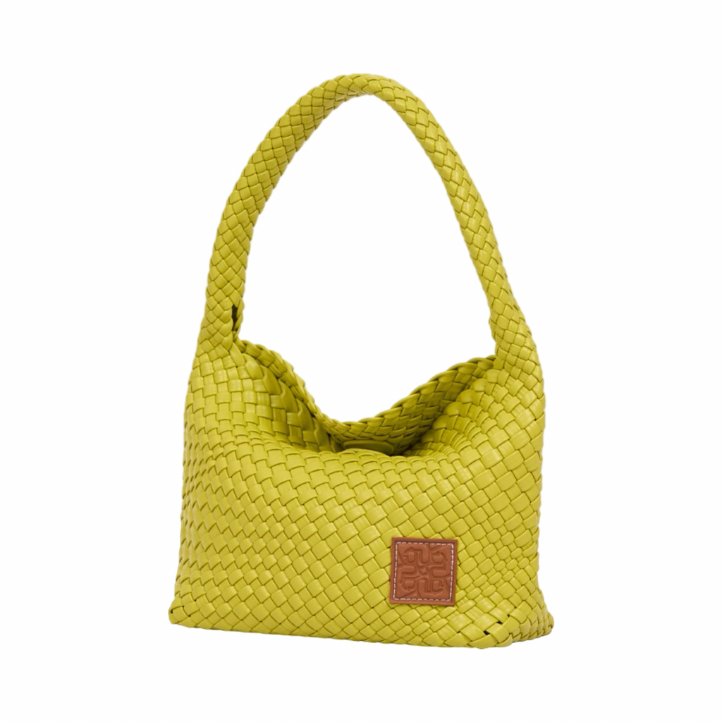 Signature Weave – Hobo Bag – Lime Green