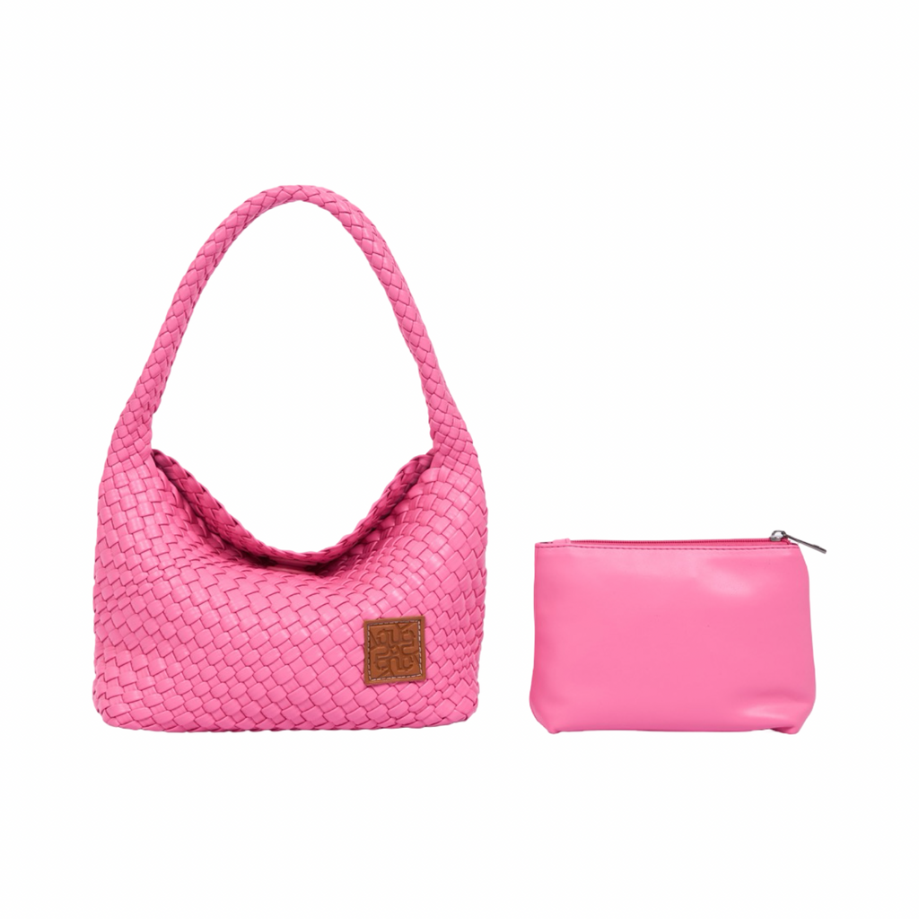 Signature Weave – Hobo Bag – Hot Pink