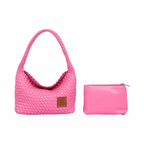 Signature Weave – Hobo Bag – Hot Pink
