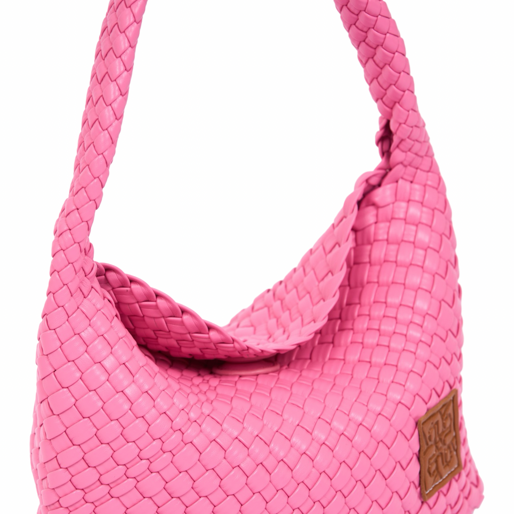 Signature Weave – Hobo Bag – Hot Pink