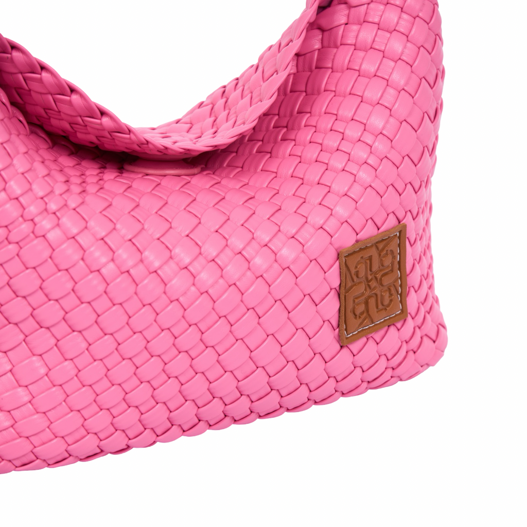 Signature Weave – Hobo Bag – Hot Pink